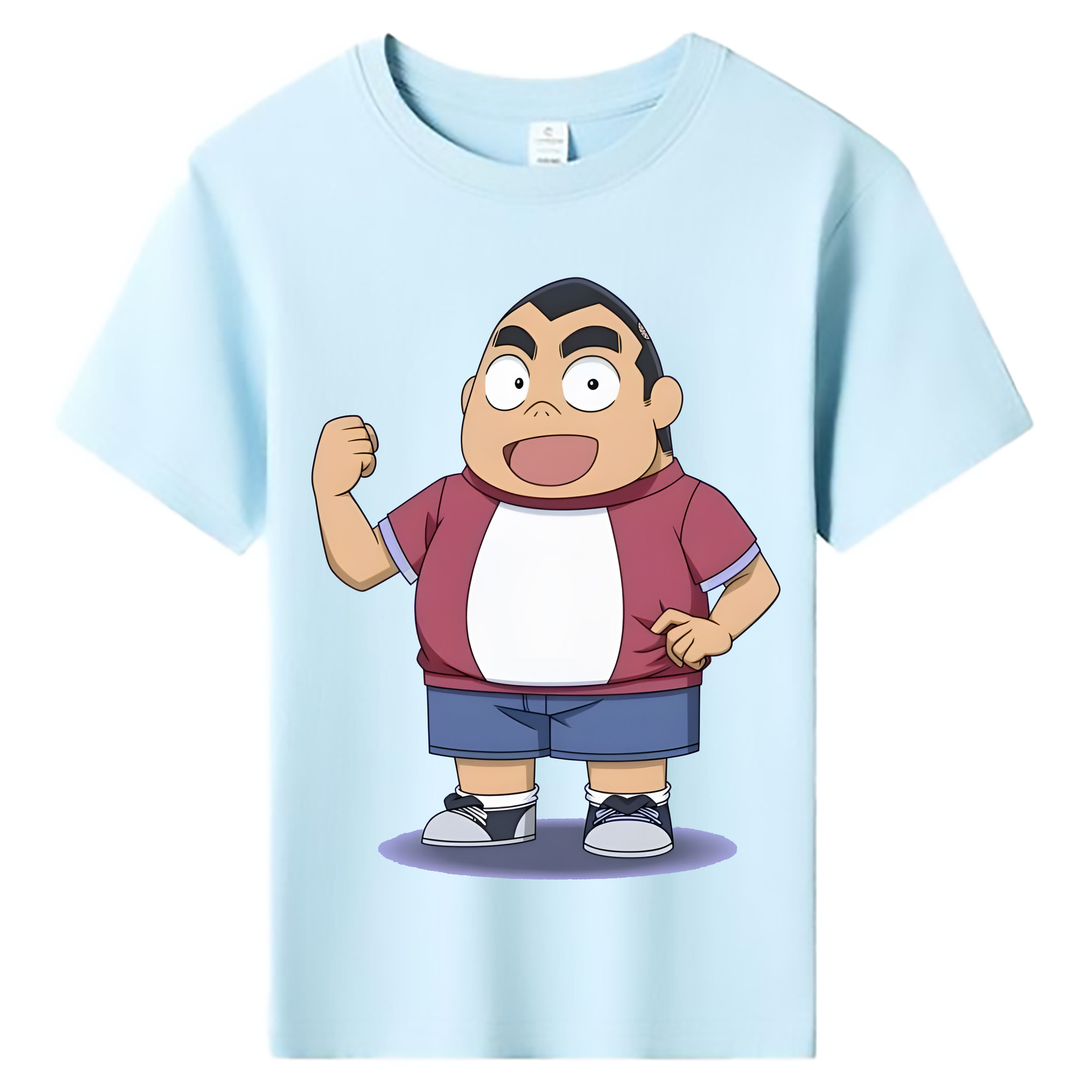 （画像用） 名探偵コナン 小嶋 元太 こじま げんた Detective Conan Kojima Genta 綿100％キッズTシャツ（フロントプリント）